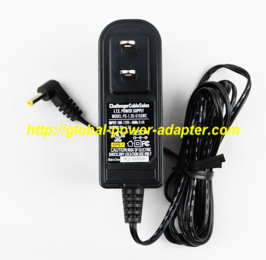 New Challengr Cables Sales PS-1.35-515SWC AC Adapter 5V 1.5A PS135515SWC - Click Image to Close